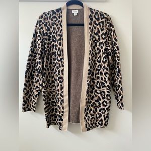 J. Crew Leopard Sweater